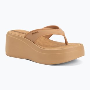 Women's flip-flops Ipanema Solaris beige/beige/brown