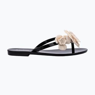 Women's flip-flops Melissa Harmonic Petals Ad black/beige