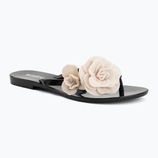 Women's flip-flops Melissa Harmonic Petals Ad black/beige