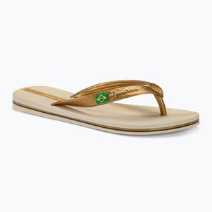 Ipanema Clas Brasil II AD beige/gold women's flip flops