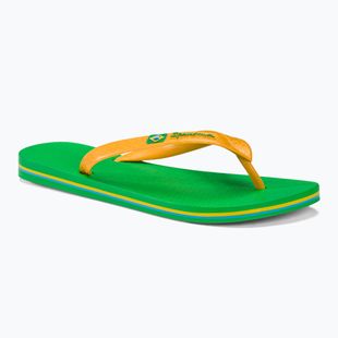 Men's Ipanema Clas Brasil II AD green/yellow flip flops