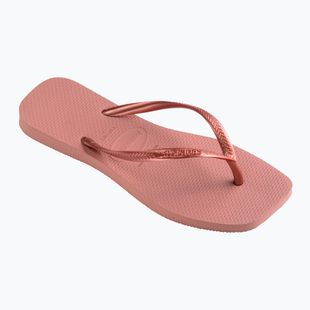 Women's Havaianas Slim Square flip flops crocus rose