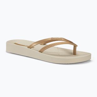 Ipanema women's flip flops Bossa Soft V beige/gold