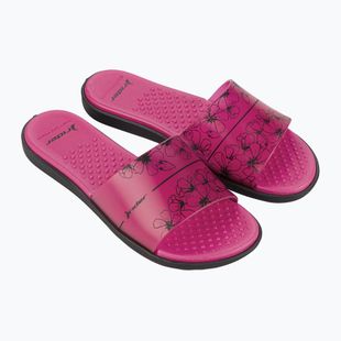 RIDER Splash V black/pink women's slides