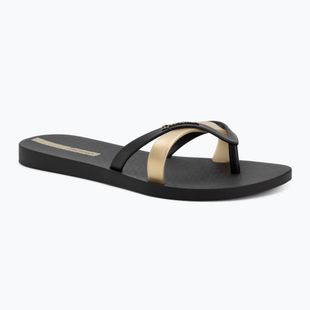 Ipanema Kirei black/gold women's flip flops