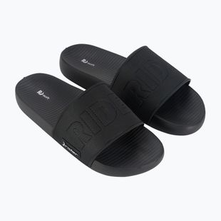 RIDER Grid Slide black/black/silver men's flip-flops