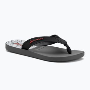 RIDER Impulse Graphic dark grey/black/red men's flip flops