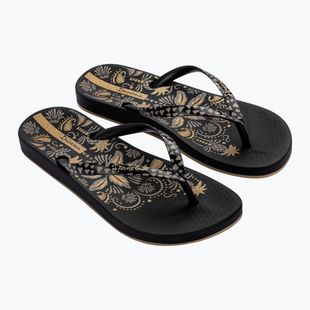 Ipanema Anat Nature VIII women's flip flops black/black/gold
