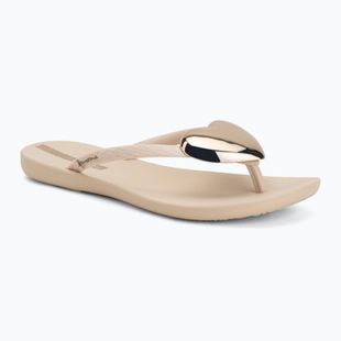 Women's flip-flops Ipanema Maxi Fashion beige/gold