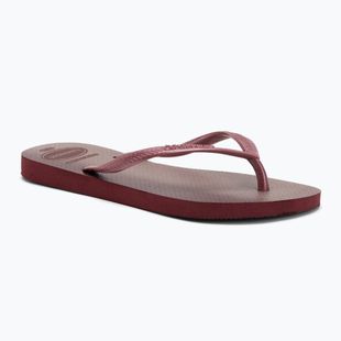 Women's Havaianas Slim Gloss amaranth flip flops