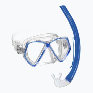 Mares Combo Zephir Junior royal blue/clear children's snorkel kit