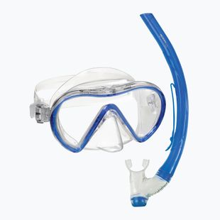 Mares Combo Stream snorkelling set royal blue/clear