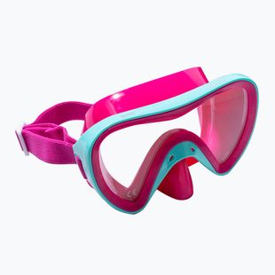Mares Turtle aqua/pink children's snorkel mask