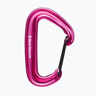 Black Diamond Miniwire ultra pink carabiner