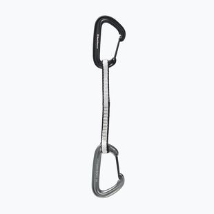 Climbing quickdraw Black Diamond Litewire Quickdraw 16 cm gray/black