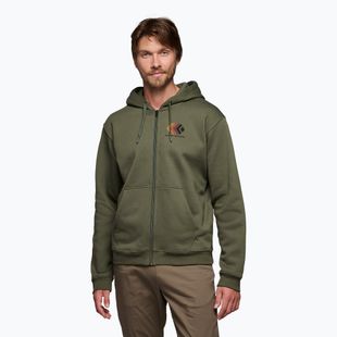 Men's Black Diamond Faded Full Zip Hoody tundra sweatshirt