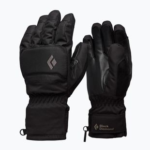 Black Diamond Mission black trekking gloves