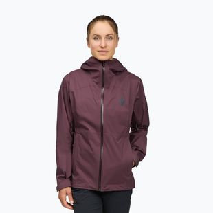 Women's rain jacket Black Diamond Fineline Stretch fig