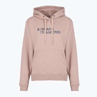 Women's Black Diamond Mini Stacked Po Hoody pale mauve sweatshirt