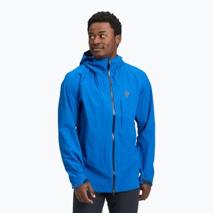 Men's Black Diamond Highline Stretch Shell rain jacket drifter blue