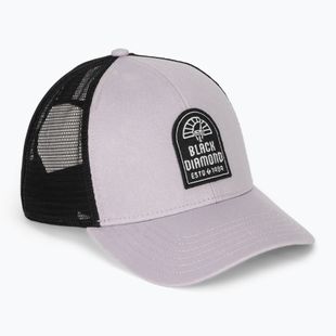 Black Diamond Trucker soft lilac / black / black cam patch baseball cap