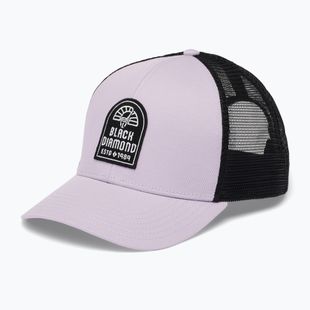 Black Diamond Trucker soft lilac / black / black cam patch baseball cap