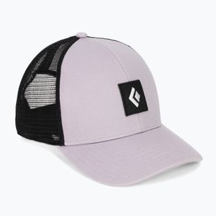 Baseball cap Black Diamond Trucker soft lilac/black/black icon patch