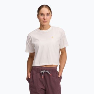 Women's Black Diamond Crops Tee off white