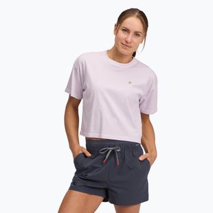 Women's Black Diamond Crops Tee soft lilac