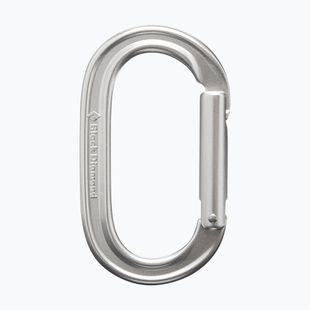 Black Dimaond Oval Keylock carabiner polished