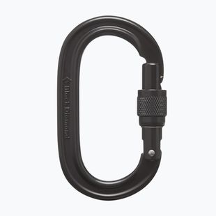 Carabiner Black Diamond Oval Keylock SCRWGT black