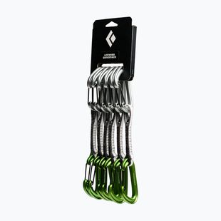 Climbing quickdraw set Black Diamond Litewire Quickpack Set 6 pcs. 12 cm envy green