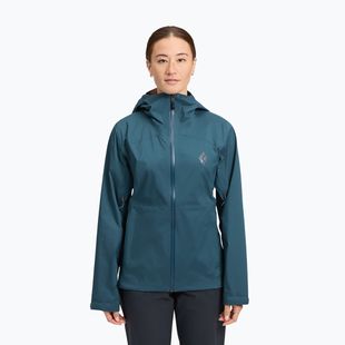 Women's rain jacket Black Diamond Fineline Stretch midnight blue