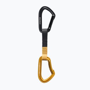 Climbing quickdraw Black Diamond Hotforge Quickdraw 12 cm amber