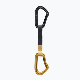 Climbing quickdraw Black Diamond Hotforge Quickdraw 16 cm amber
