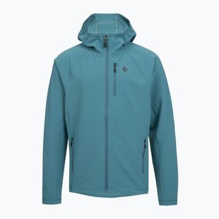Men's sweatshirt Black Diamond Coefficient Storm Full Zip Hoody creek blue