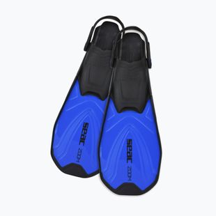 SEAC Zoom blue snorkel fins