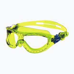 Children's swimming mask SEAC Matt matt lime/clear