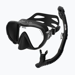 Snorkelling set SEAC X-Frame Combo black