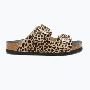 Women's Scholl Noelle Pony Leather leopard flip-flops