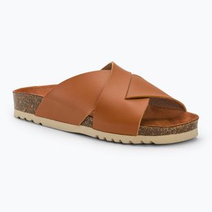 Scholl Vivian Synleavb women's slides cognac