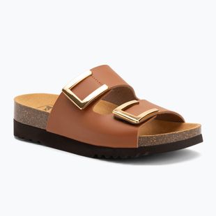 Women's flip-flops Scholl Monterey 2 Straps Ad Med camel