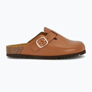 Scholl Fae New Leather women's flip-flops cognac