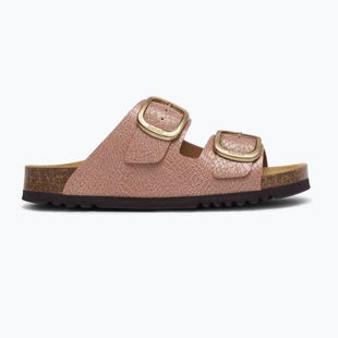 Scholl women's flip-flops Noelle Syntetic Reptile dusty pink