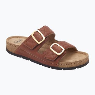 Women's flip-flops Scholl Bora 2 Straps Med tobacco