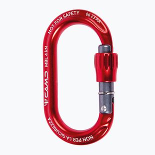 Climbing carabiner CAMP Ekto Lock red