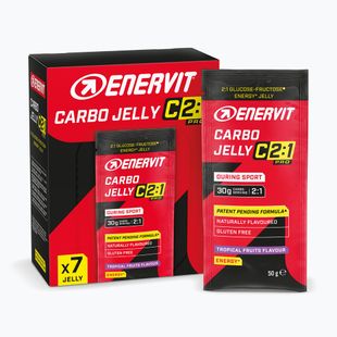 Carbohydrate jelly set  Enervit Gel C2: 1 Cabo Jelly 7 pcs x 50 g tropical fruits