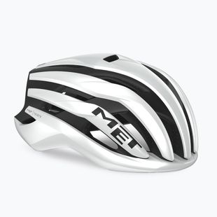 MET bike helmet Trenta Mips white/ black matt glossy