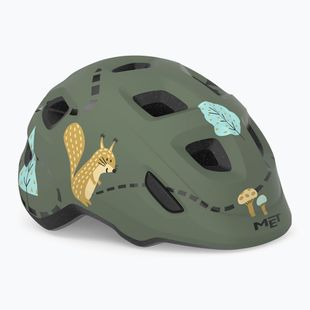 MET children's bicycle helmet Hooray green forest glossy