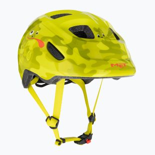 MET children's bicycle helmet Hooray lime chameleon glossy